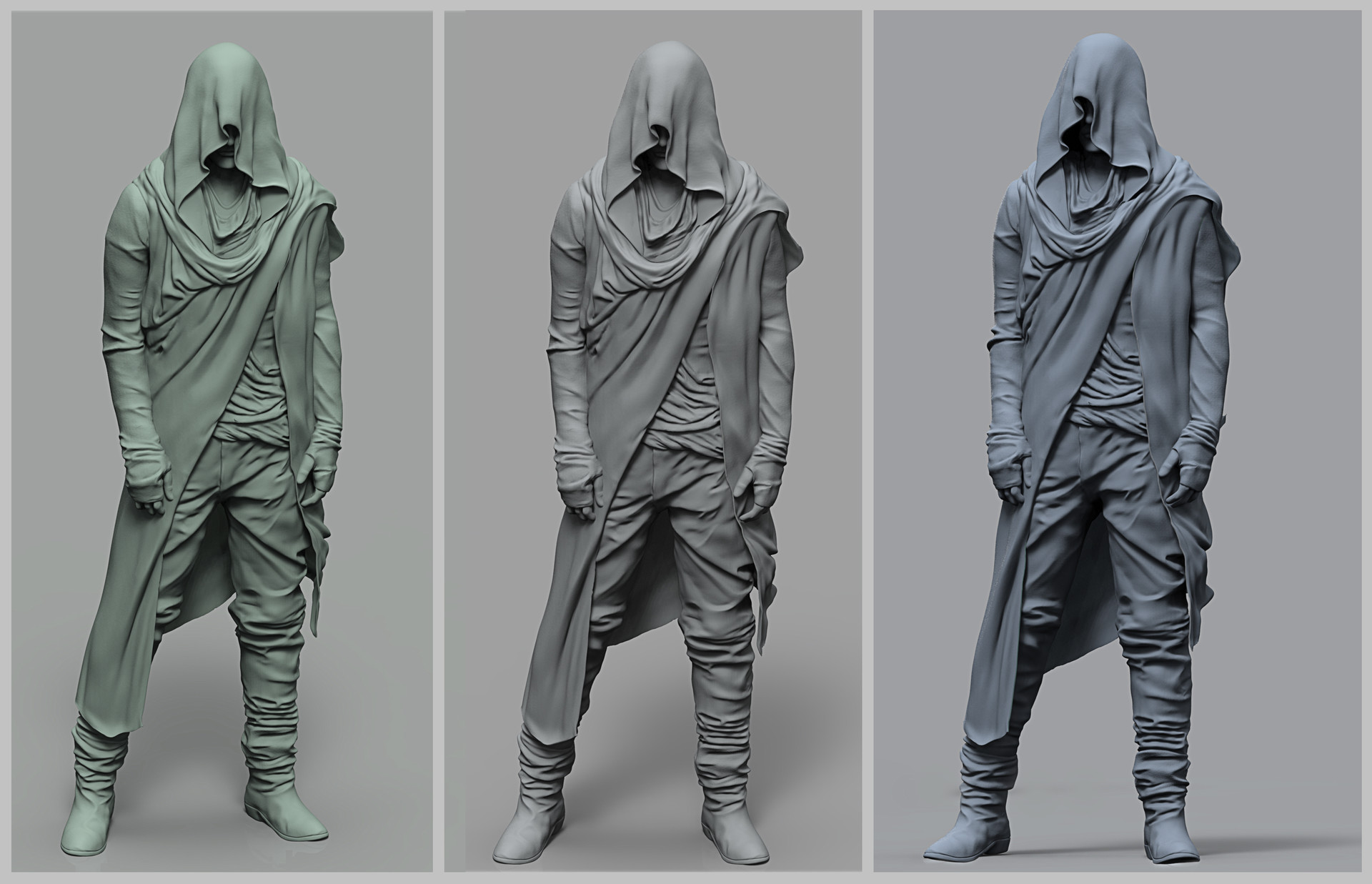ArtStation Clothing study