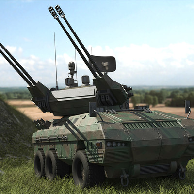 Piotr jedzinski anti aircraft armored car