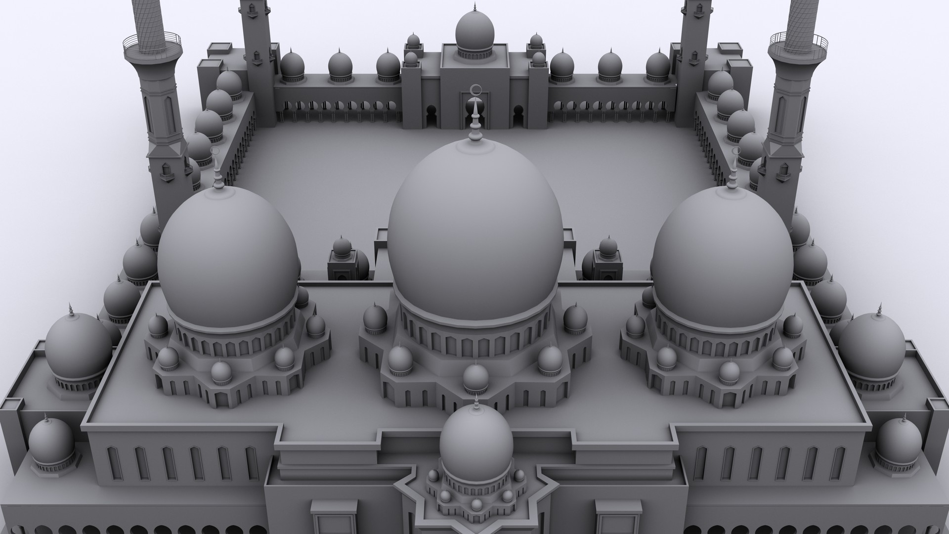Artstation Sheikh Zayed Mosque Arijit Guha