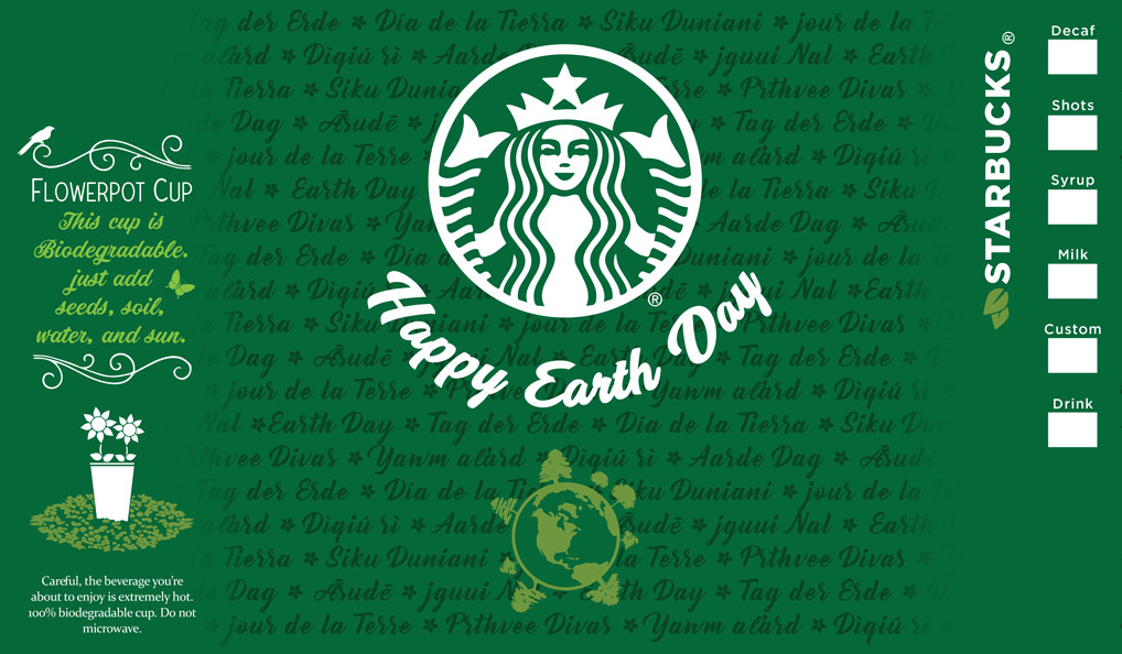 Michael MillsWinkler EarthDay Starbucks