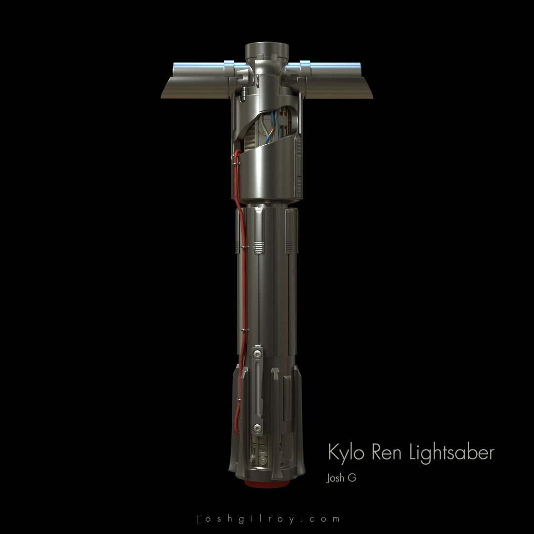 Artstation Kylo Ren Lightsaber Josh G Artbobber This is the complete unstable lightsaber from the movie starwars episode 7. artstation kylo ren lightsaber josh