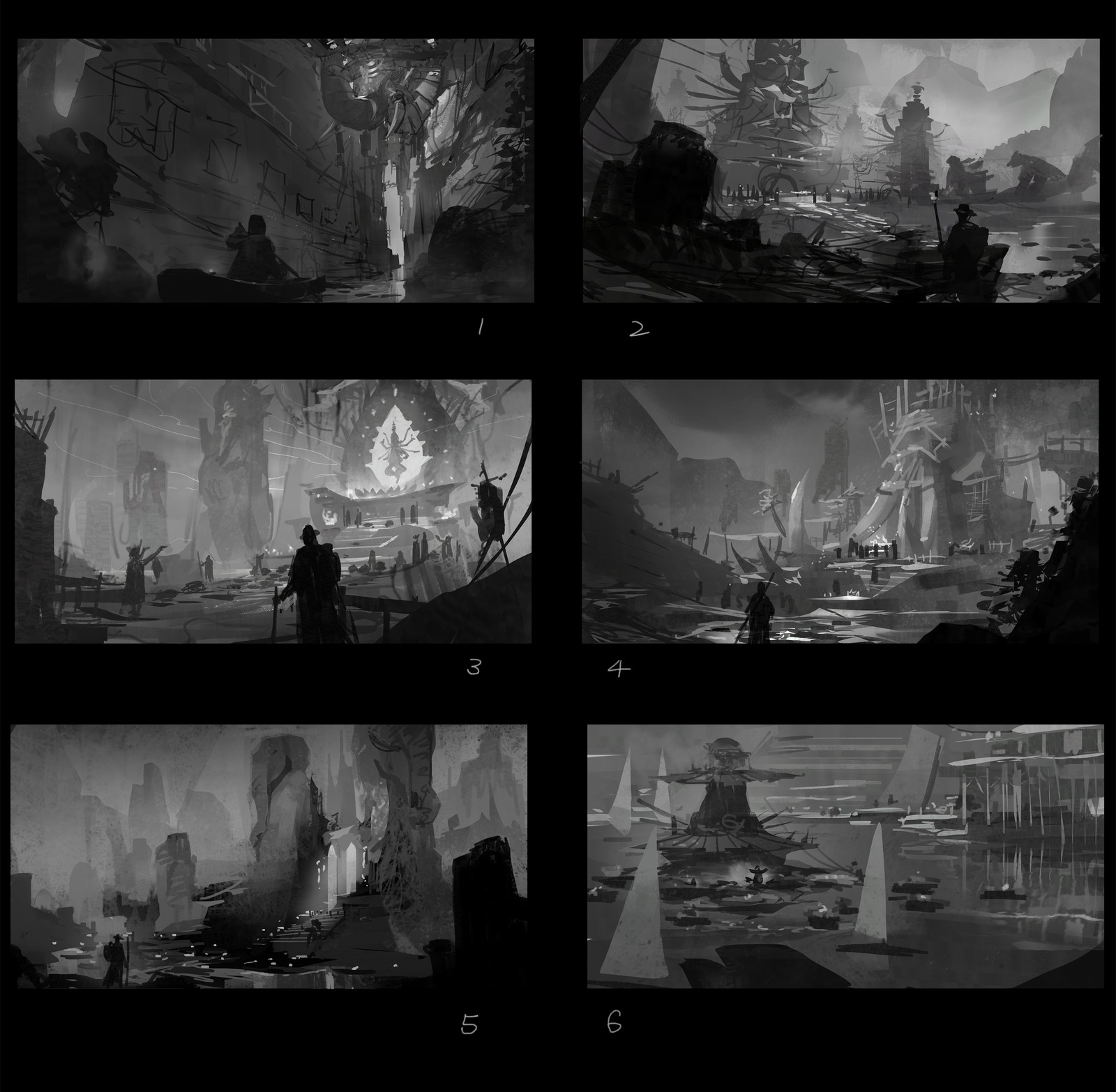 Aaron Zhou - Ancient Civilizations: Lost & Found - ENVIRONMENT DESIGN