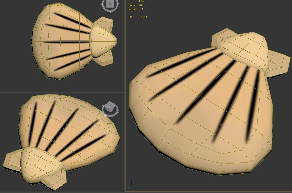 Textured sea shell.