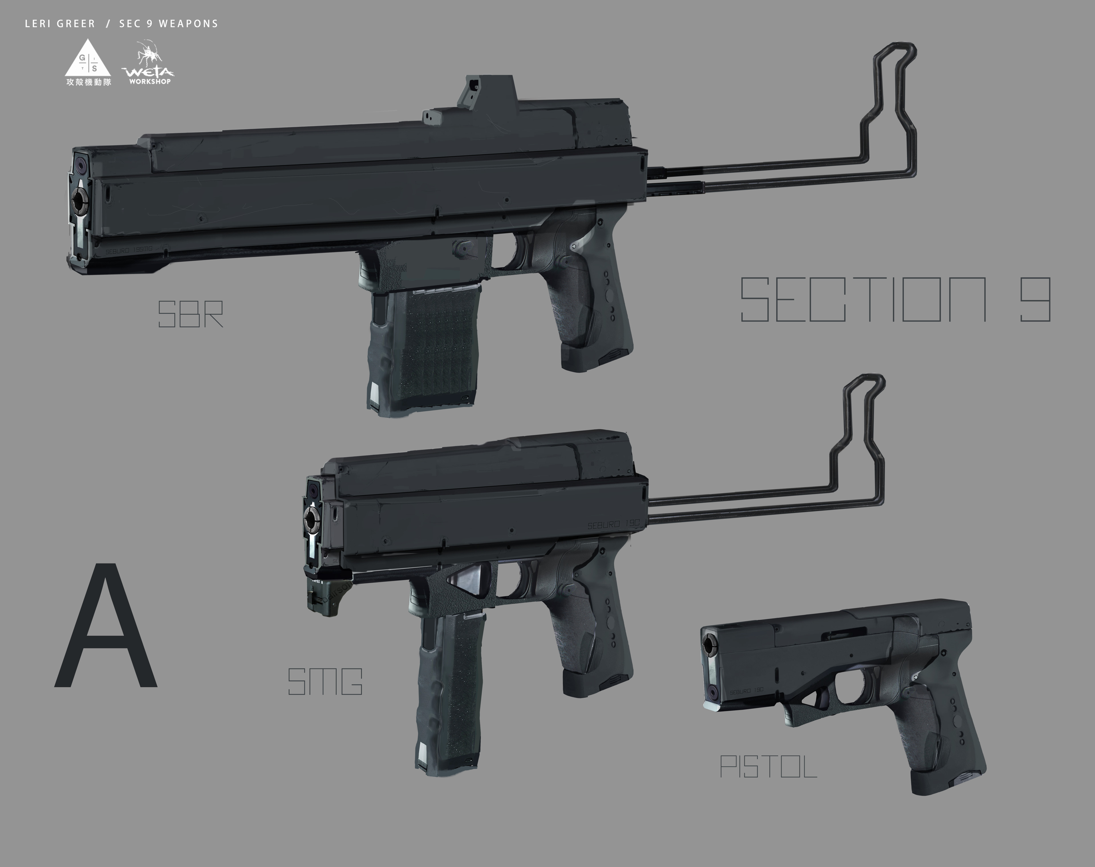 Section 9 Weapons - Artists: Leri Greer