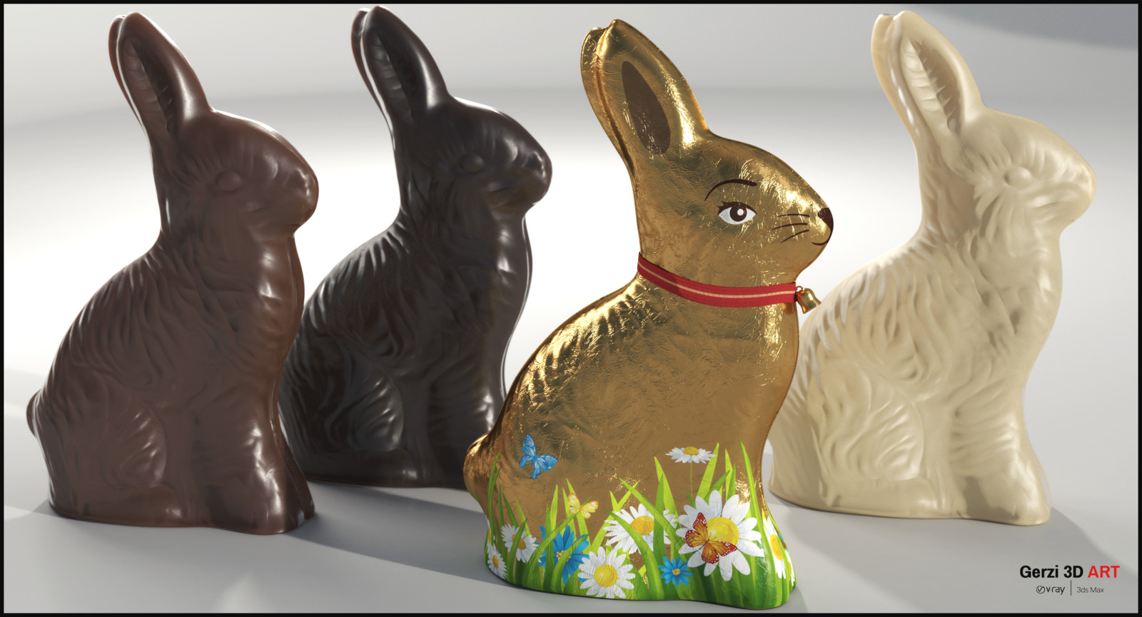  Easter Chocolate Bunny