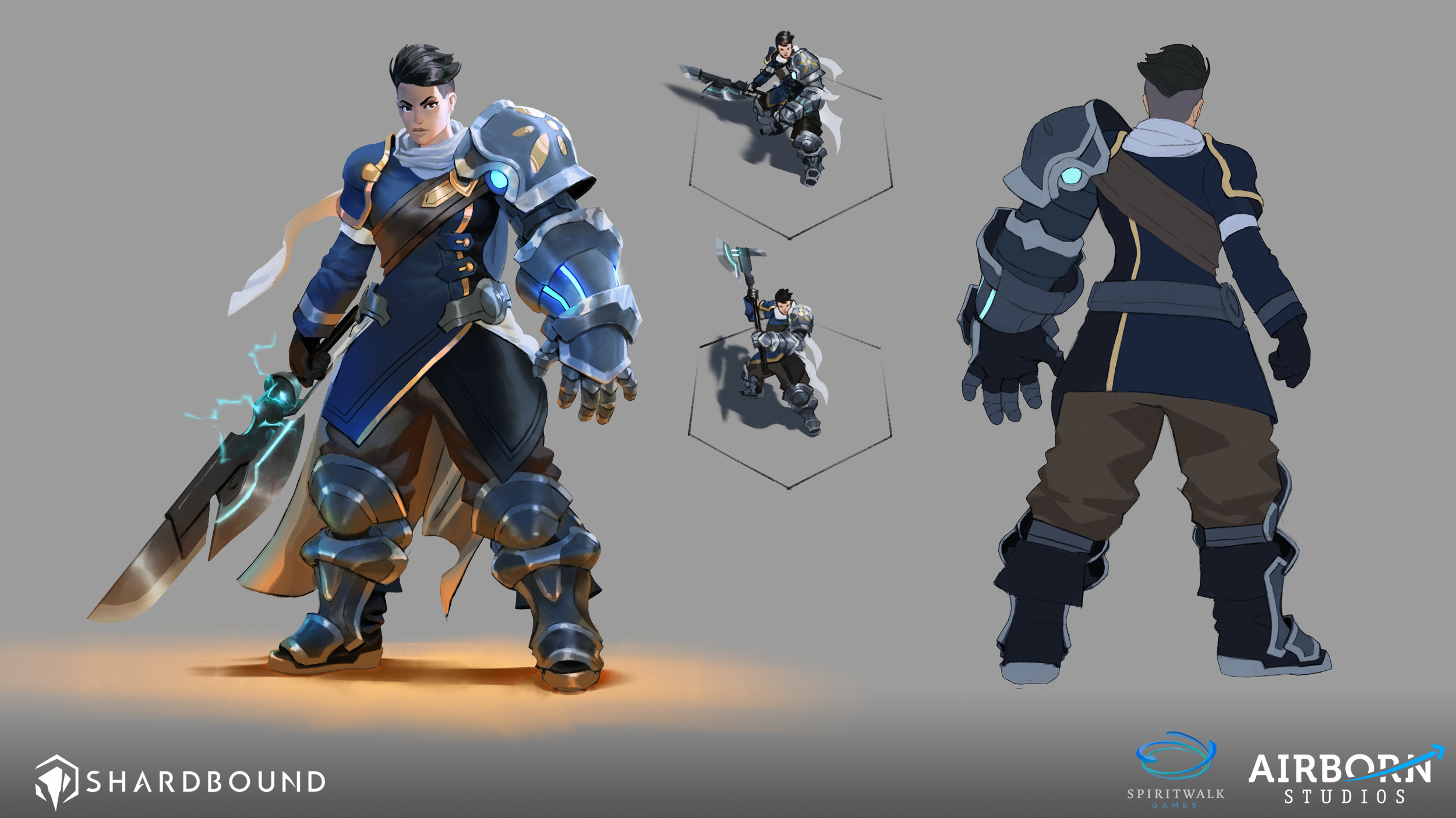 The initial concept for this one was done by Mads Ahm. 
https://www.artstation.com/artist/mads_ahm 
Johannes' task was to change the stylization, towards something more exaggerated and slightly less realistic.