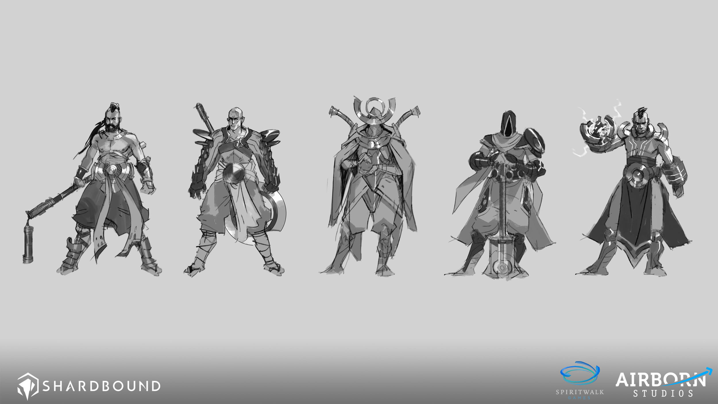 The concept for a "Weave Priest", a sort of combat monk.