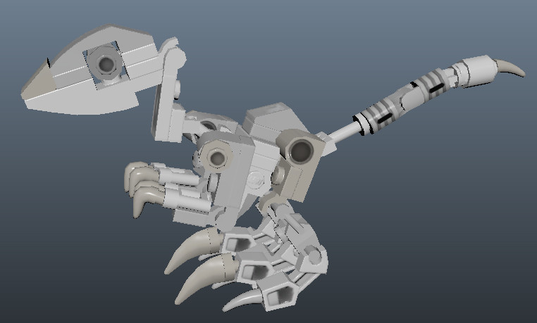 Lego velociraptor sale skeleton