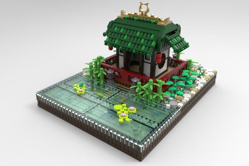 Becky Ballantine Lego Japanese Temple Garden Garden design is an important japanese art form that has been refined for more than 1000 years. becky ballantine lego japanese temple