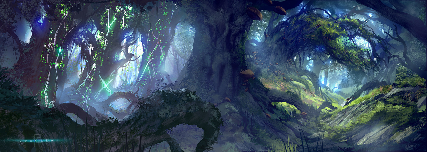 Artstation Magic Forest Yar Band Pedro Sena