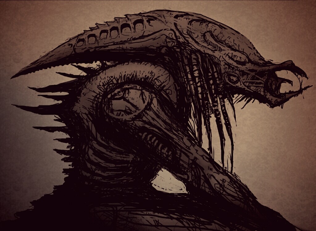 ArtStation Super Predalien sketch