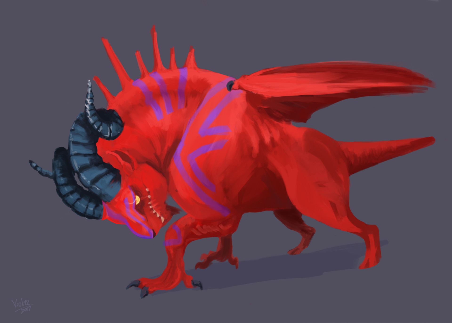 ArtStation - Red demon