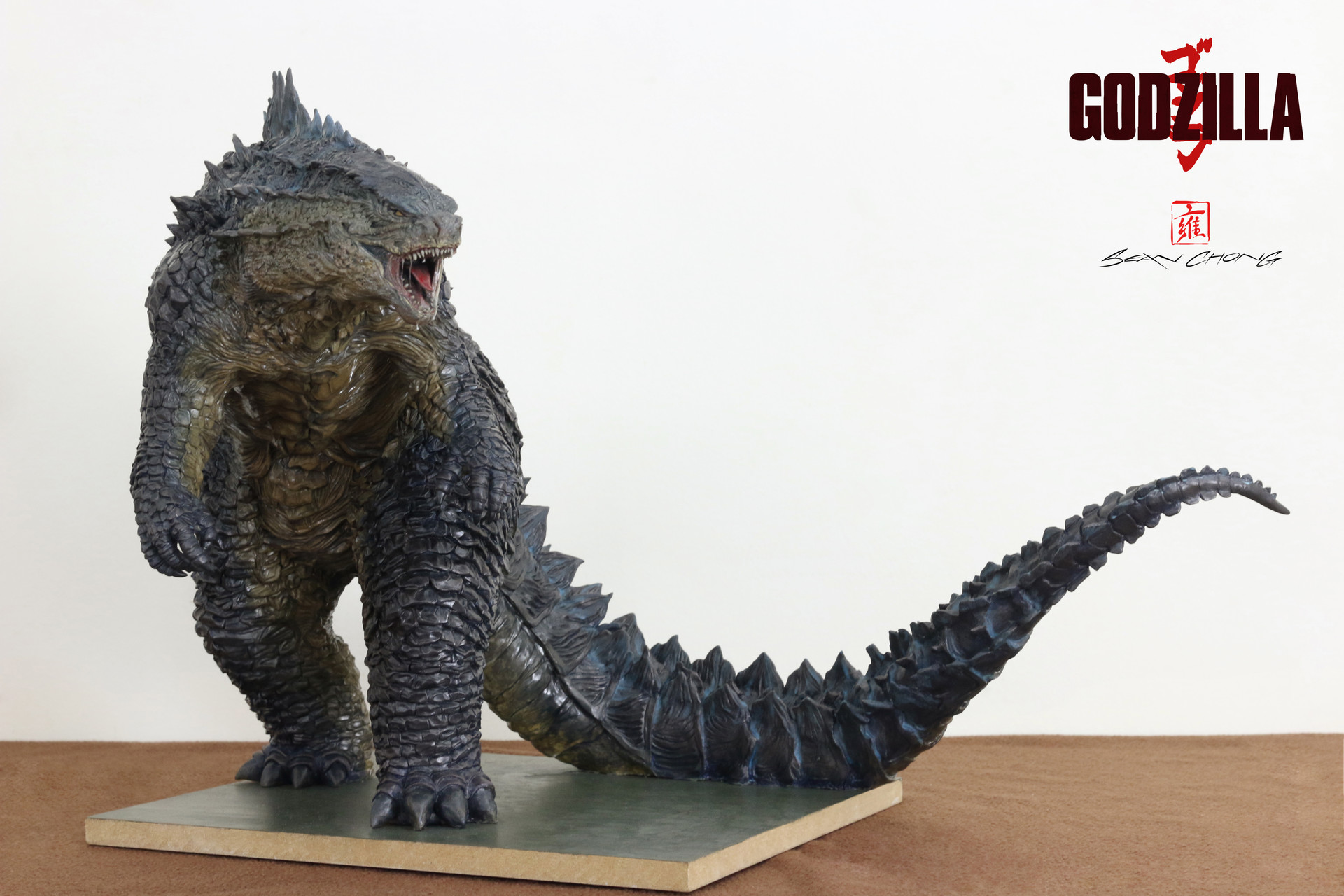 Godzilla clay hot sale sculpture
