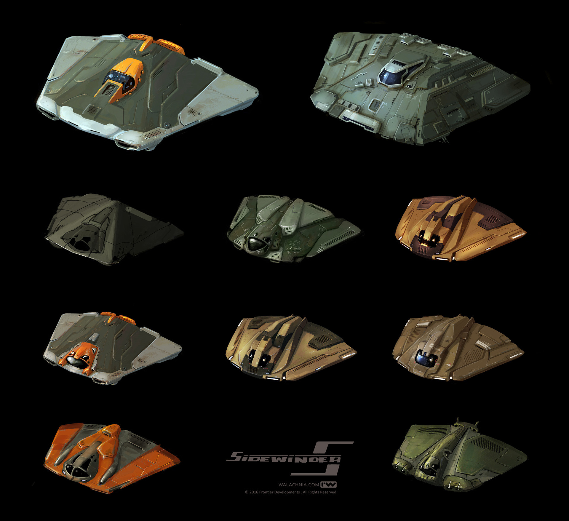 ArtStation - Elite: Dangerous Ships Concept