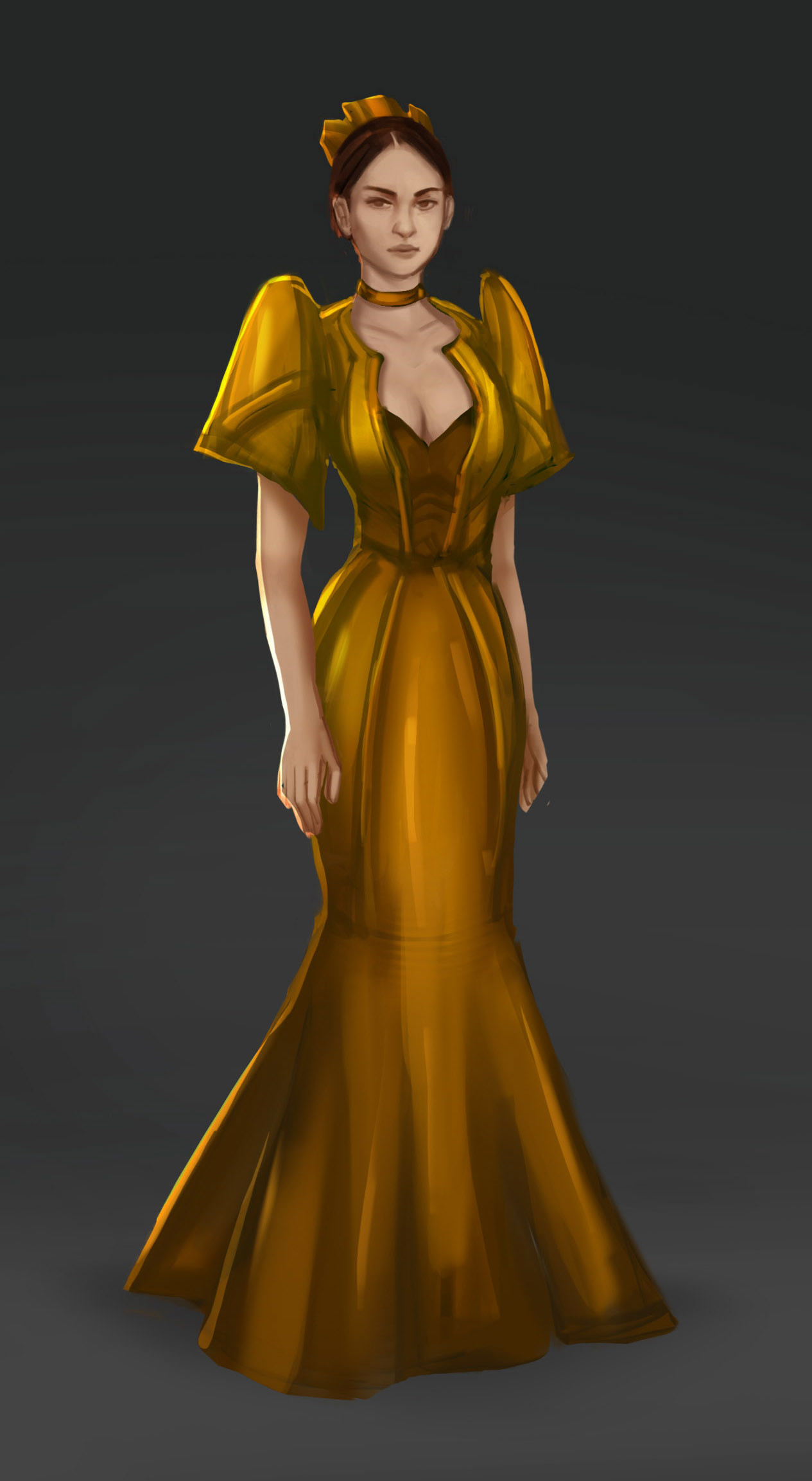 yellow filipiniana