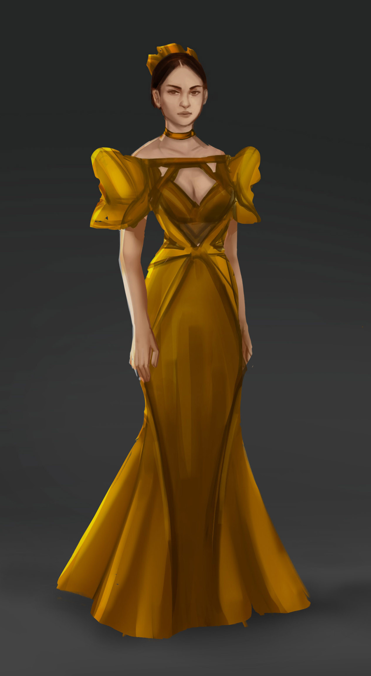 yellow filipiniana