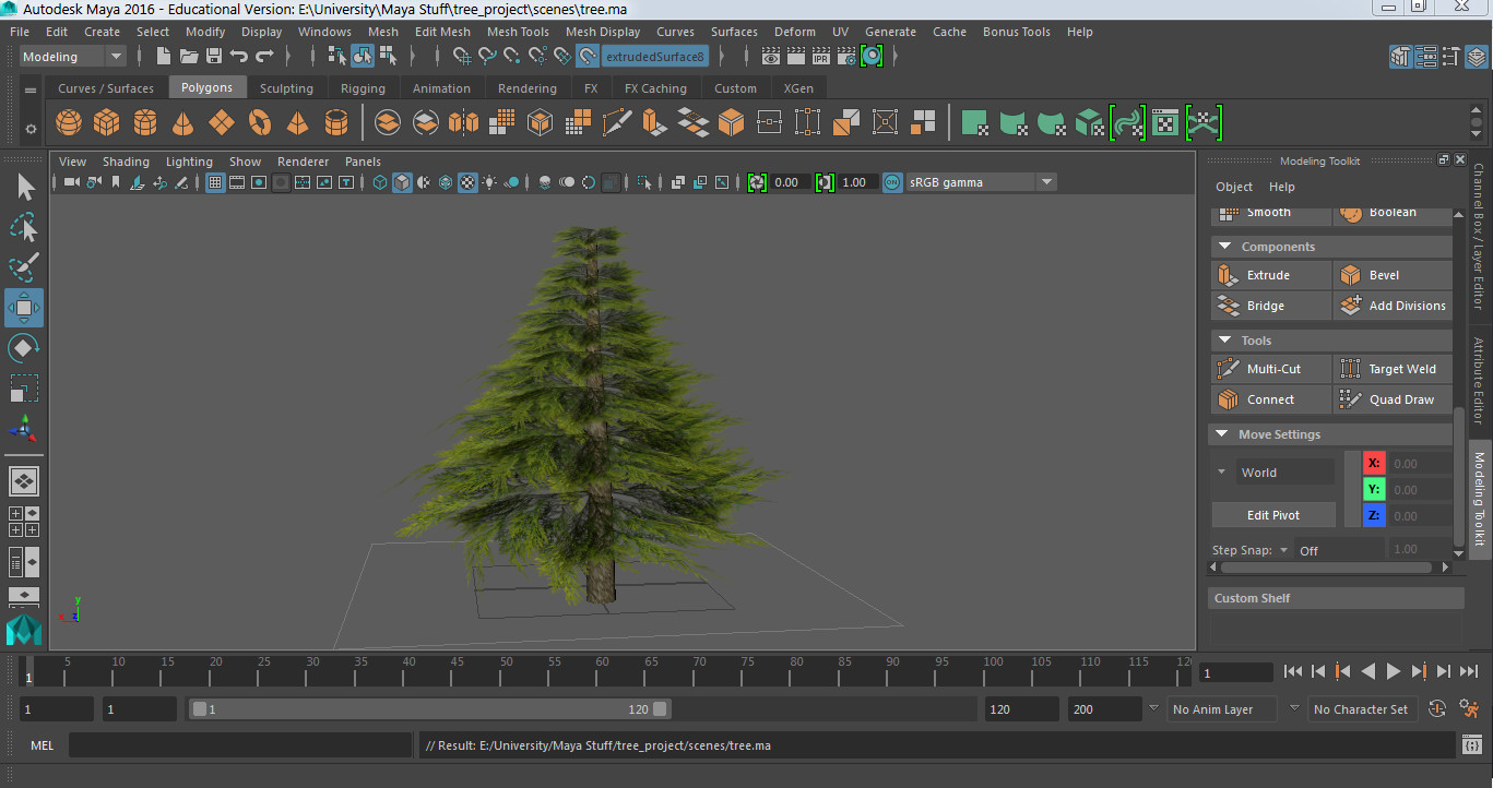 ArtStation - Tree (Maya 2016)