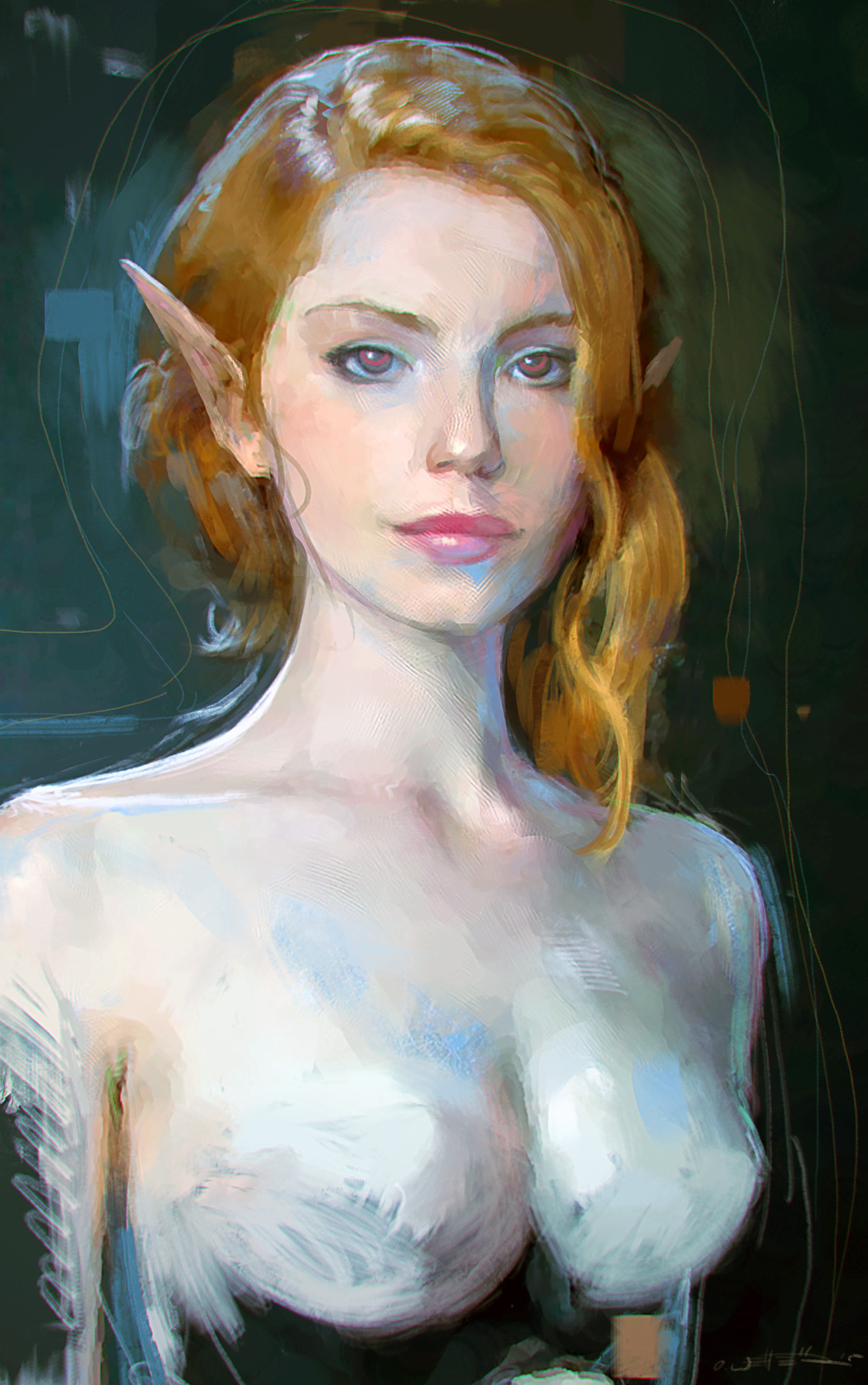 Elfgirl Portrait Study