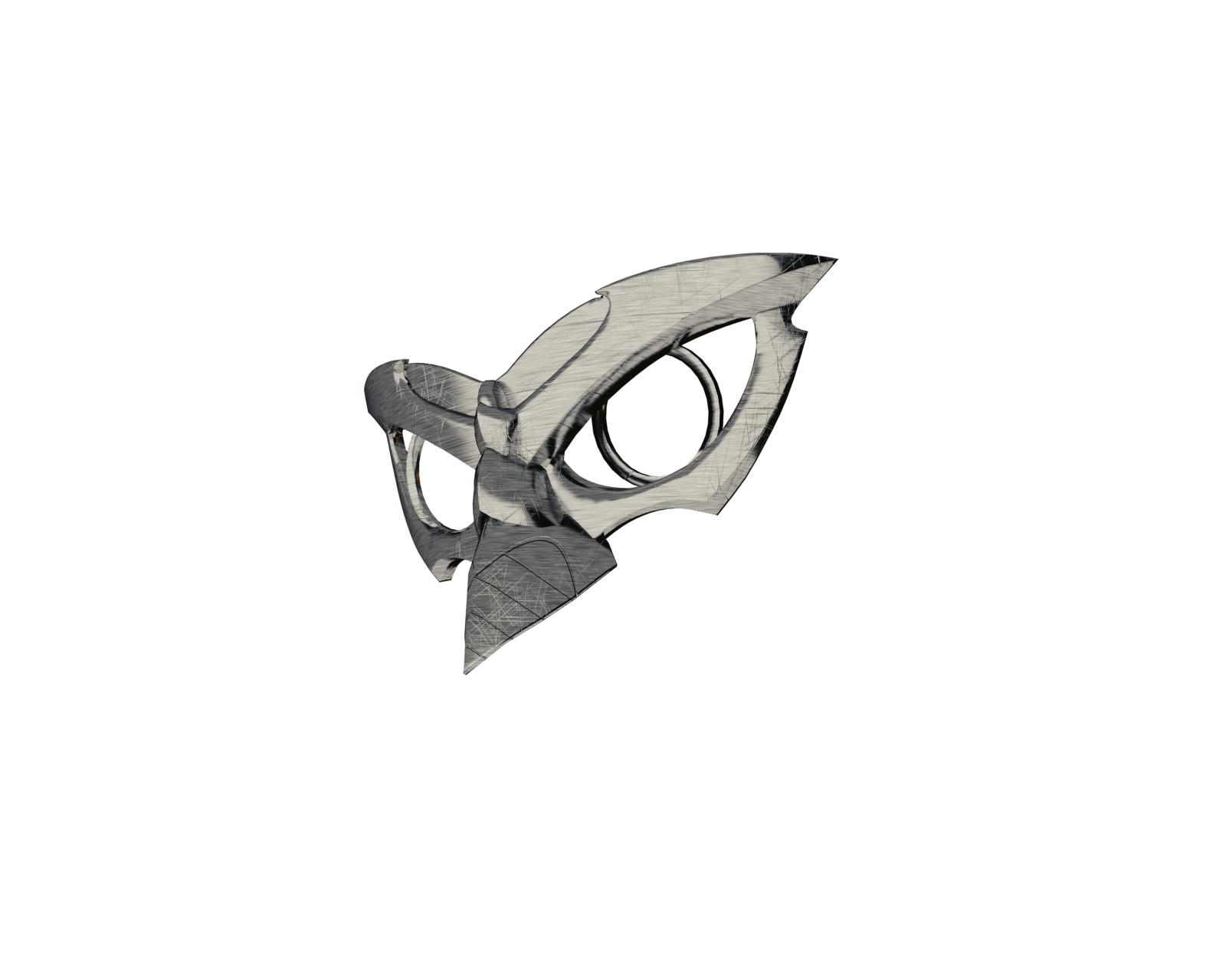 Just the mask itself. I had to do a separate render on this to get the lighting I wanted.