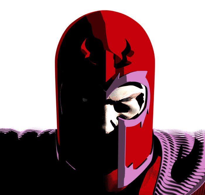 The flat color render straight out of Daz Studio.