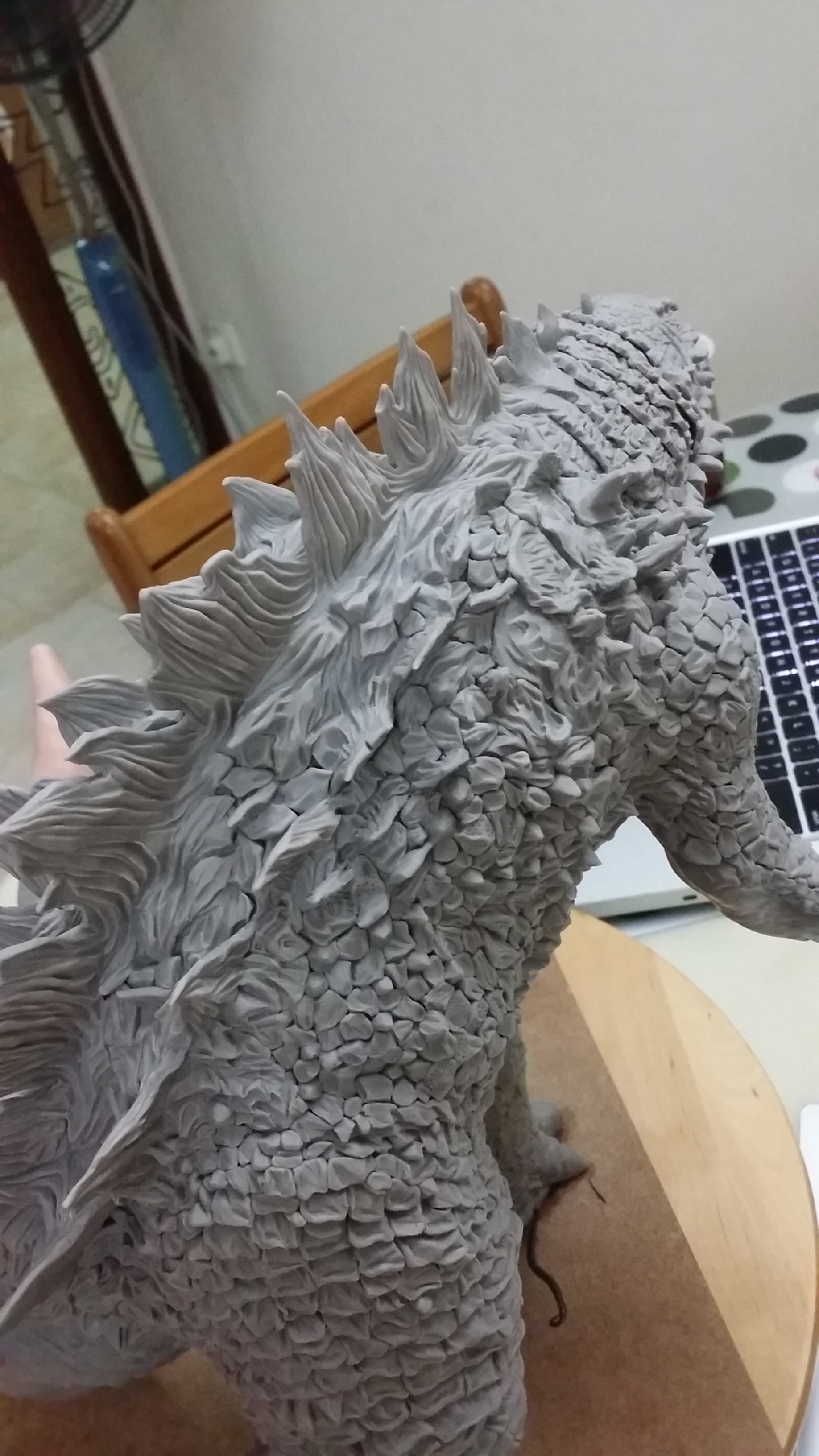 godzilla clay figures