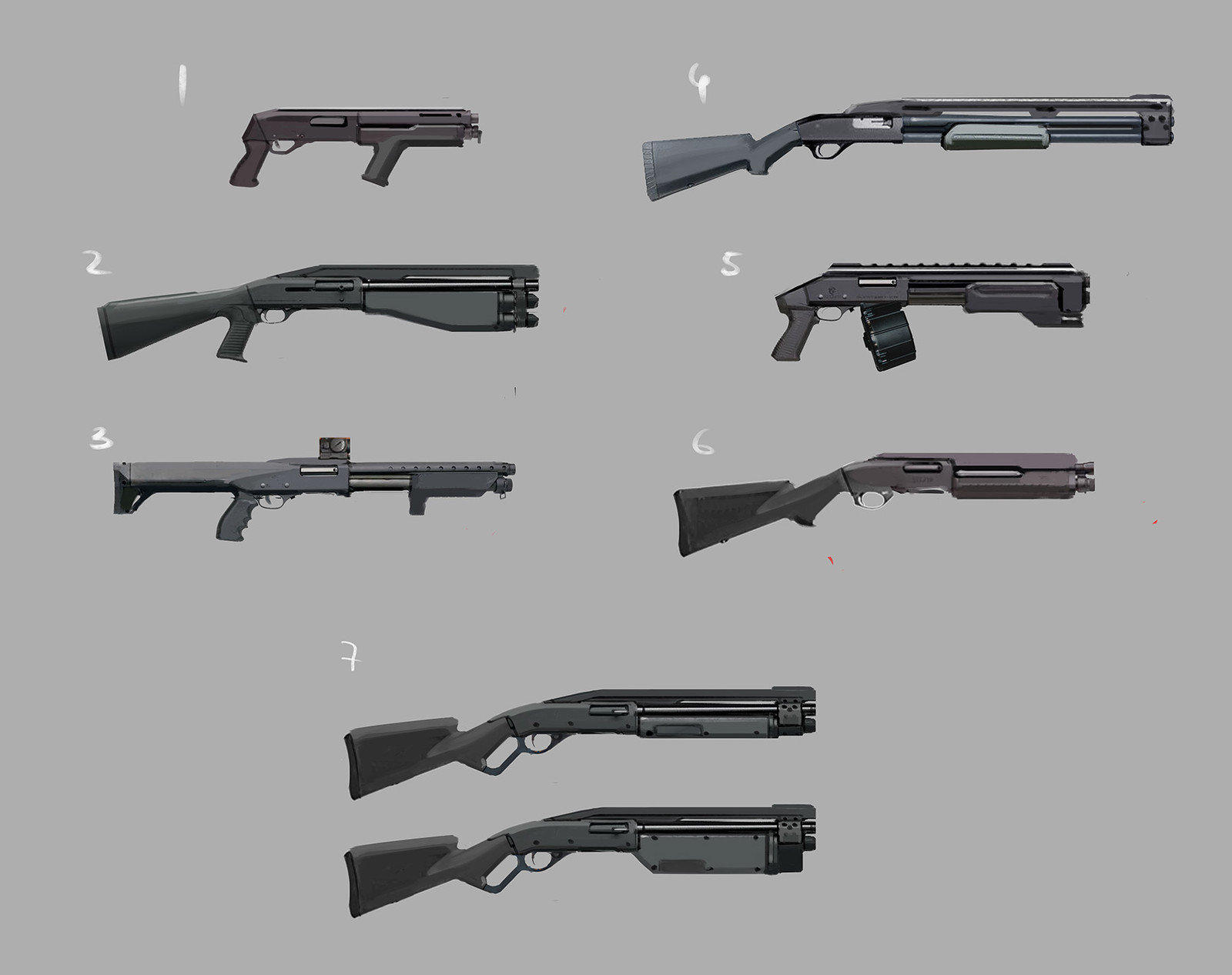 Initial sketches