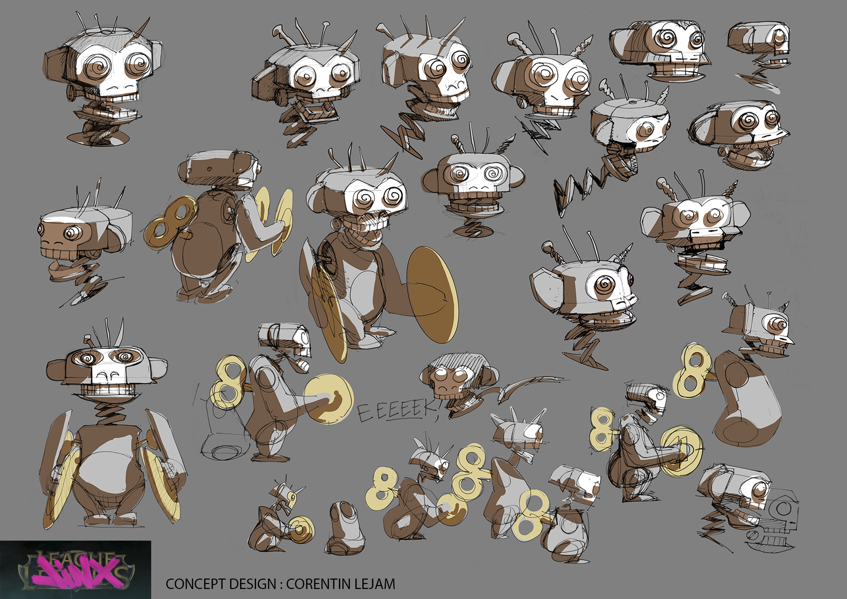 Artstation League Of Legends Get Jinxed Corentin Lejam