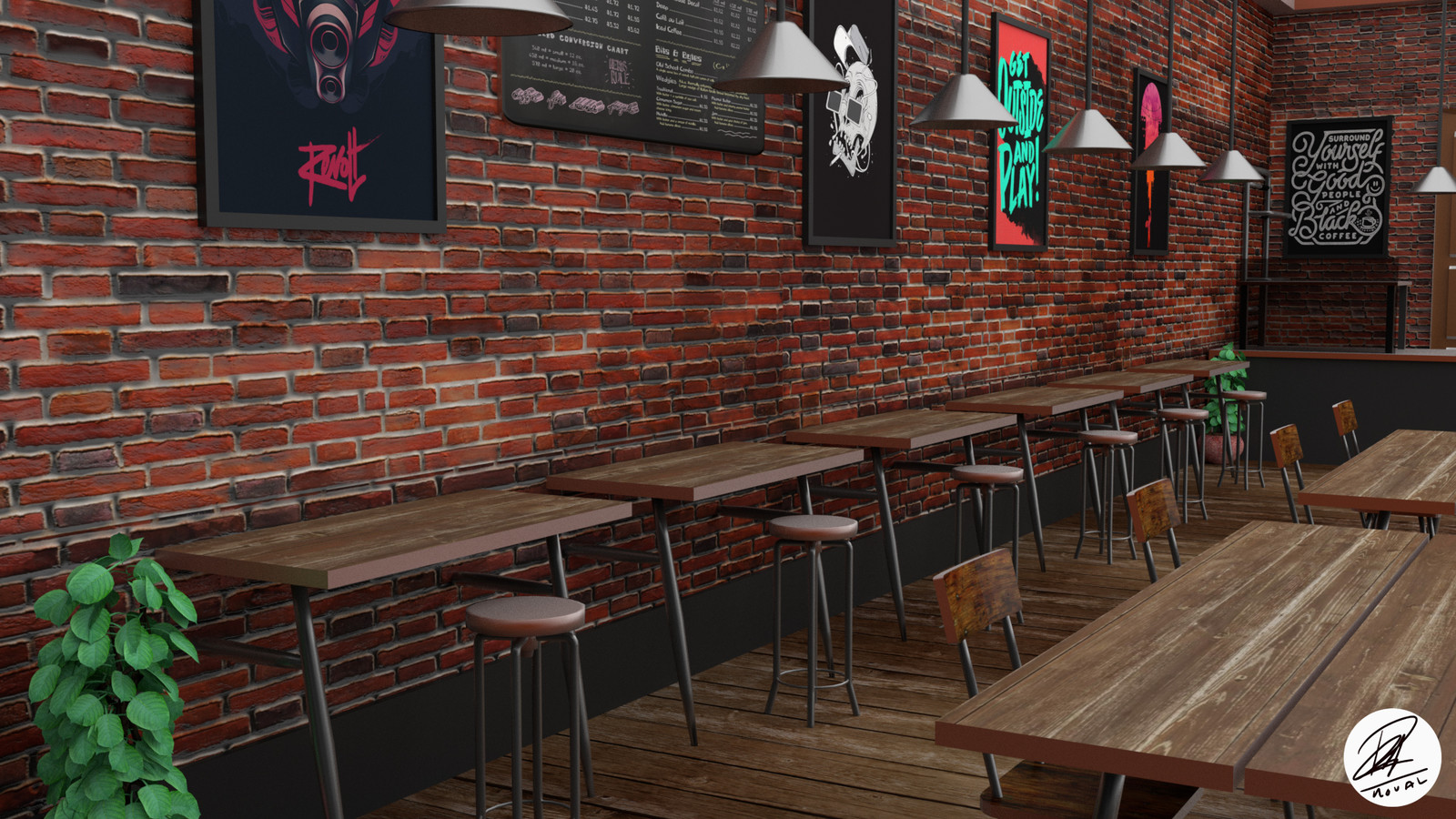 artstation - interior cafe design, mohamad imtinan nauval artstation - interior cafe design, mohamad imtinan nauval