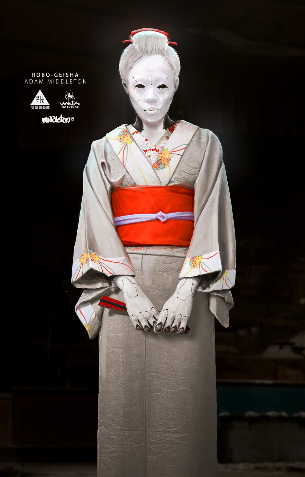 White Robed Geisha
