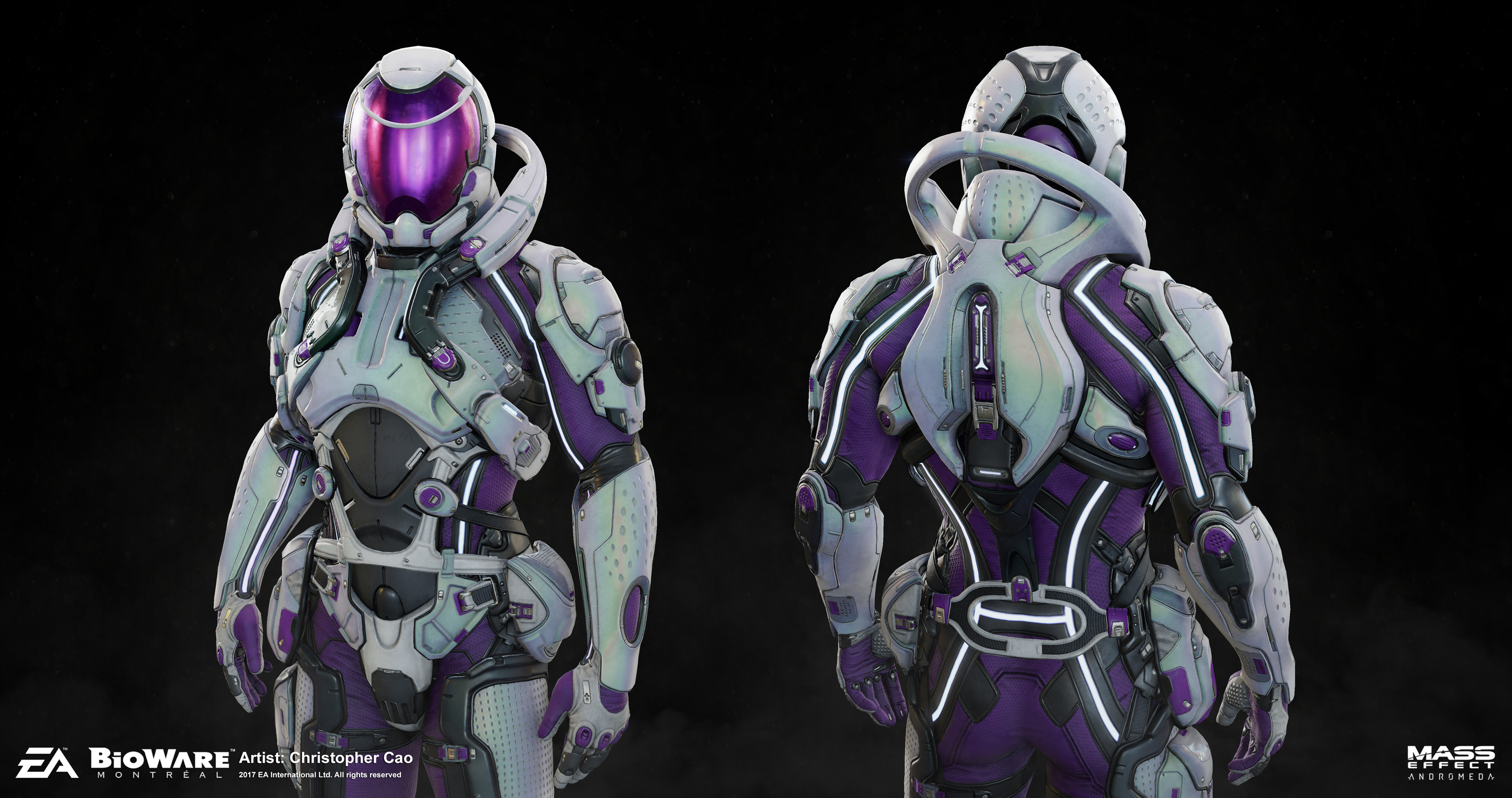 Christopher Cao - Mass Effect: ANDROMEDA Heleus Armor Set