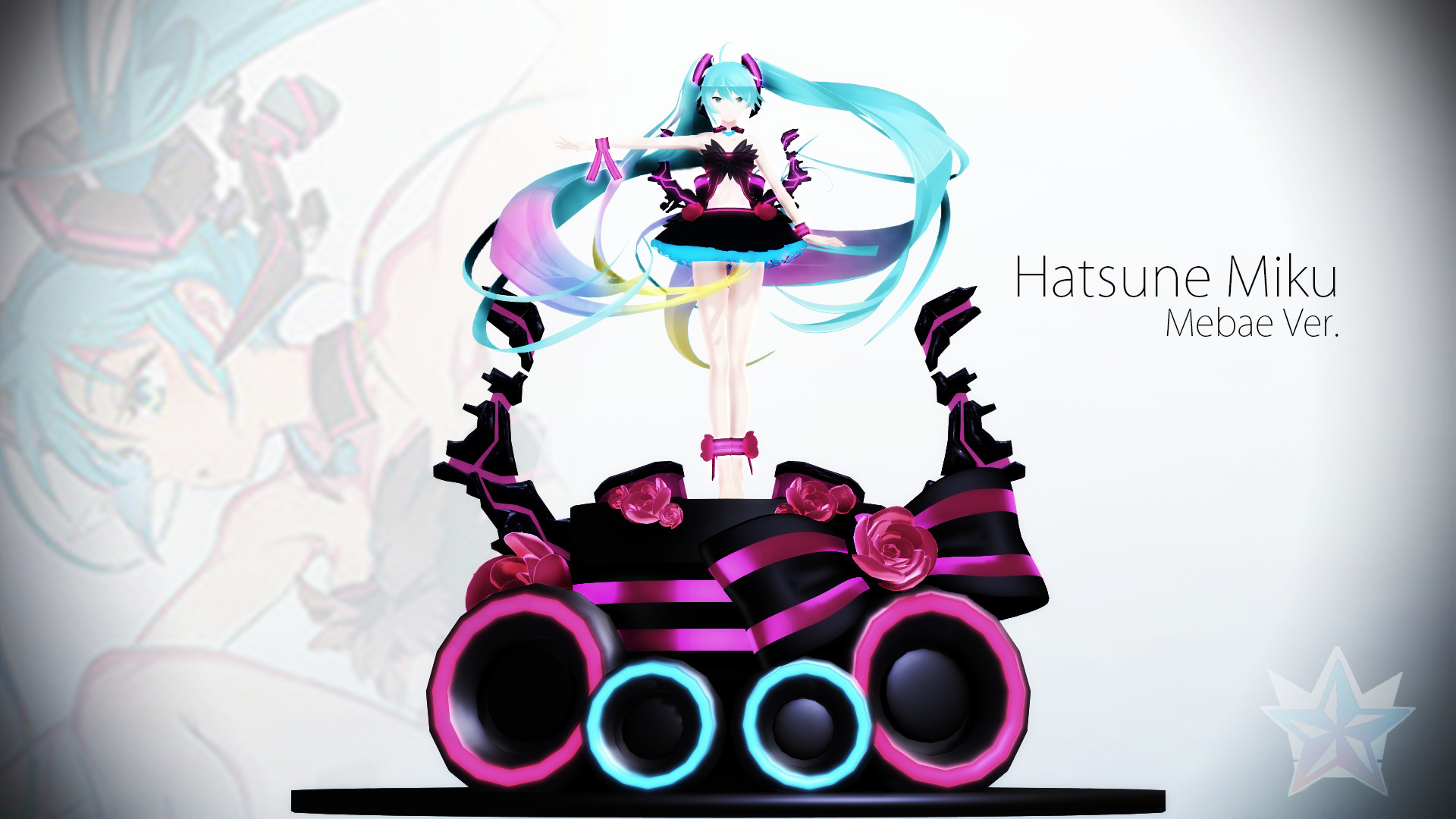 Artstation Mebae Hatsune Miku 3d Model Star Aria