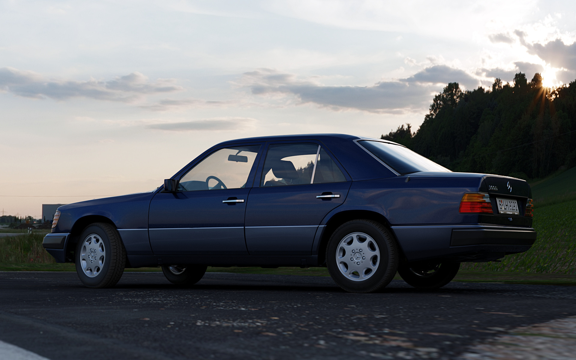 W124 масса автомобиля