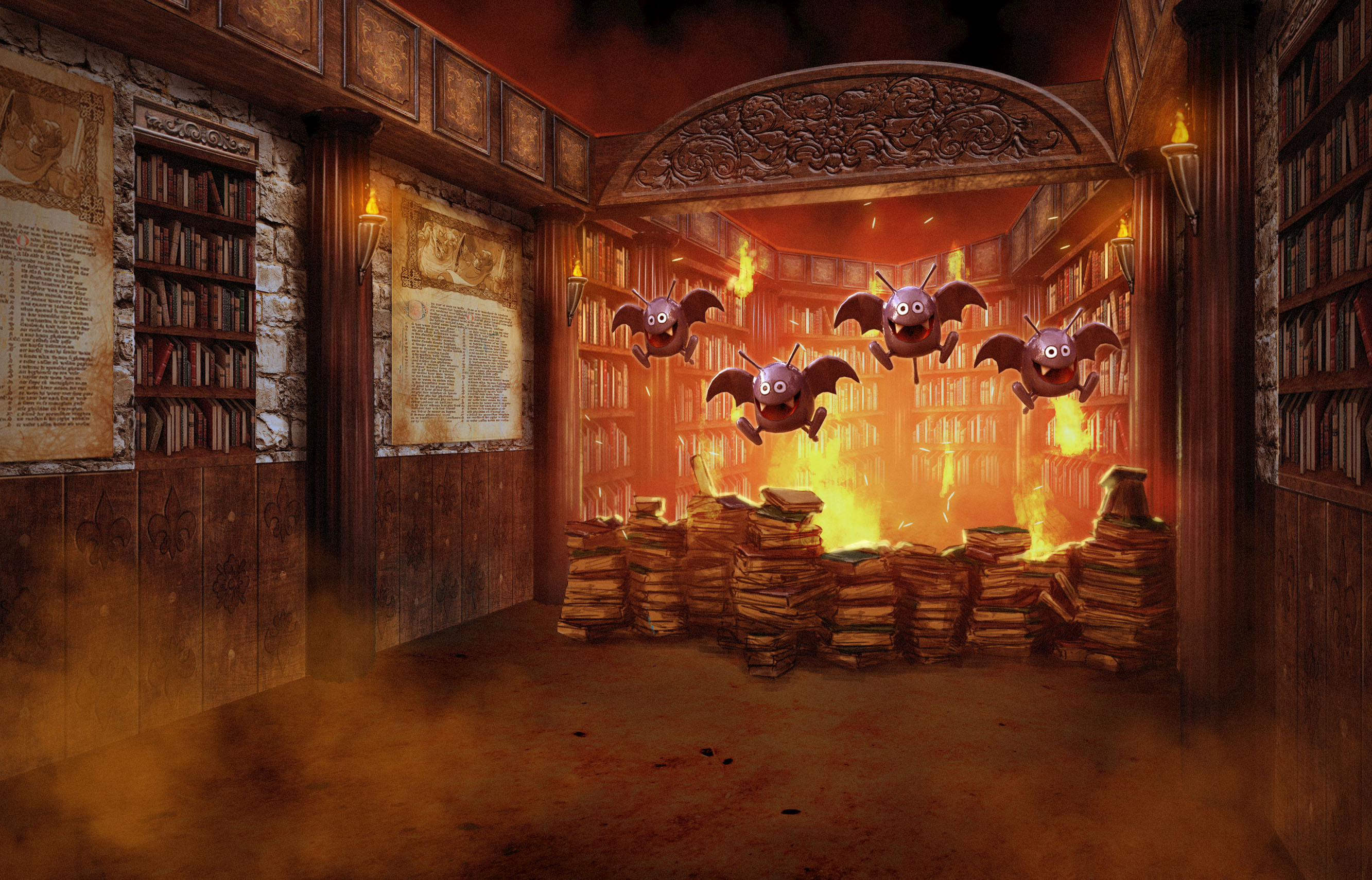 Fire Villain Library