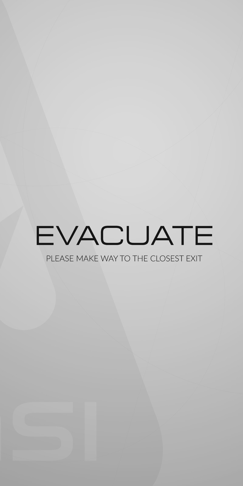 SkyCity - Evacuation Screen