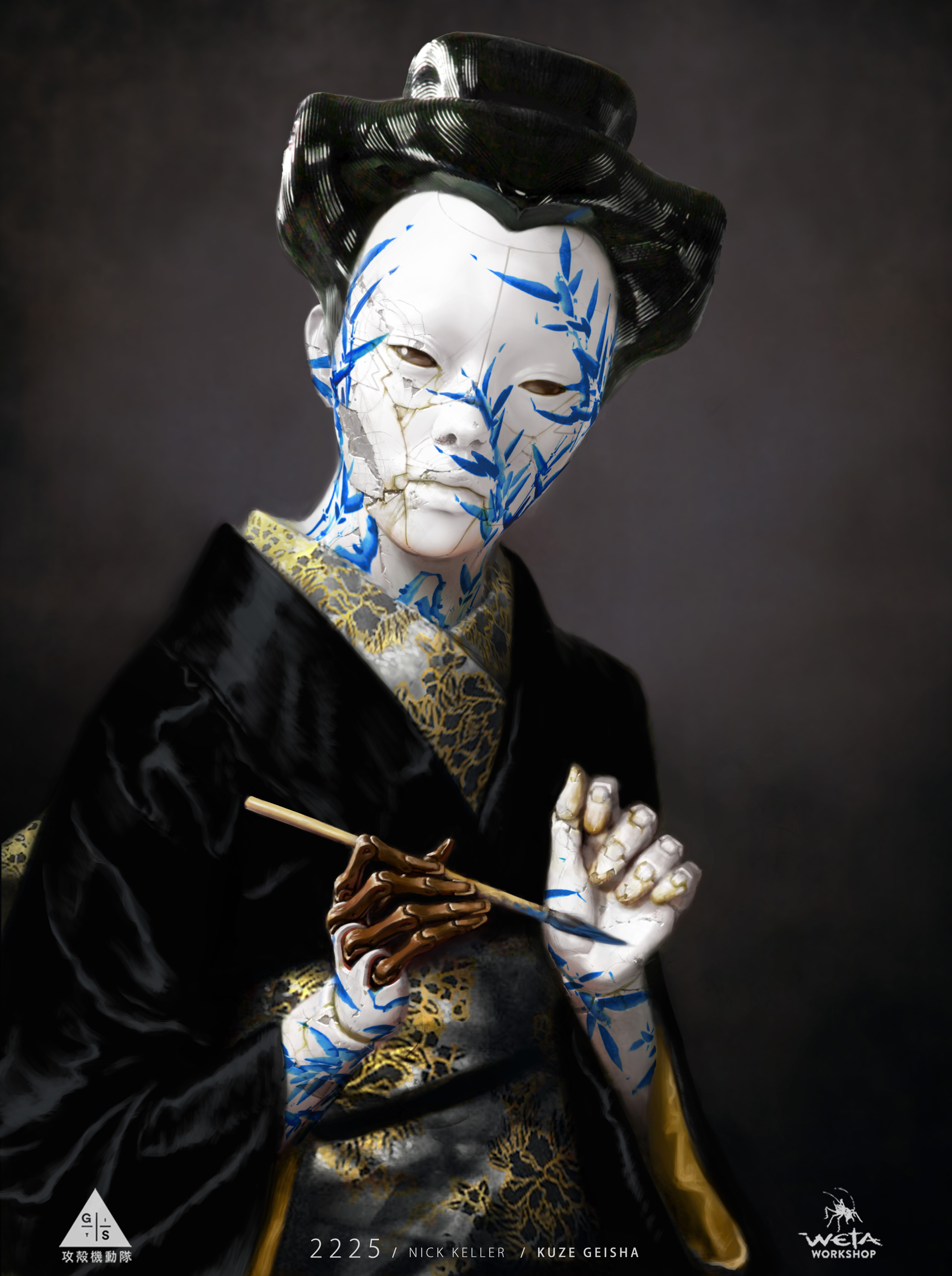 Kuze's Geisha Design - Artist: Nick Keller