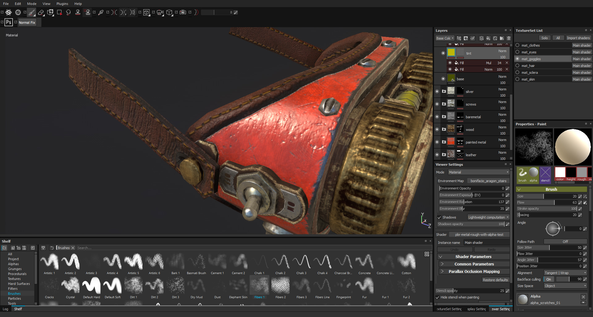 Substance Painter Material Fabric