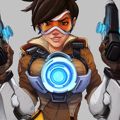 Tracer (Overwatch Fanart) - WIPs - Forums - Cubebrush