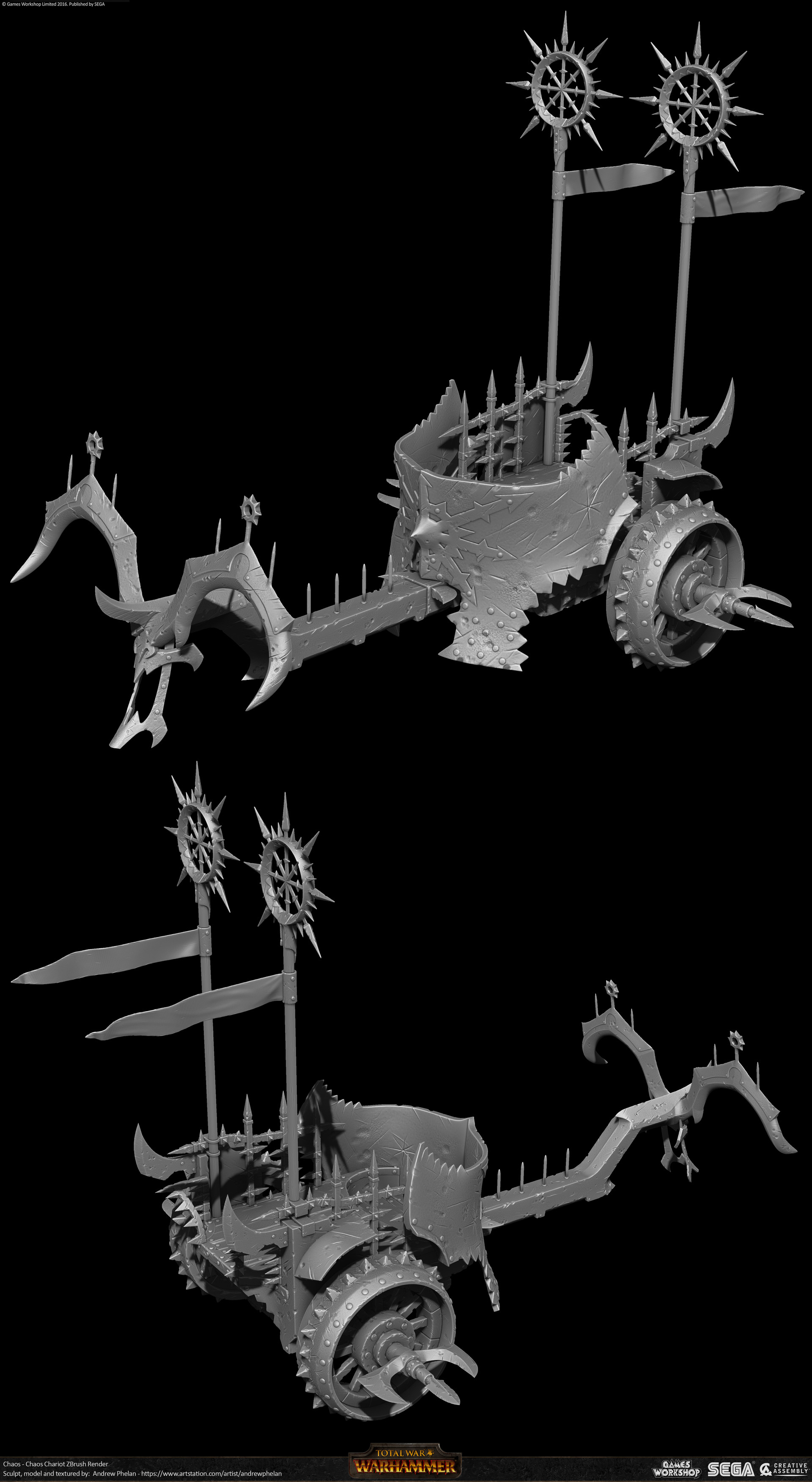 Andy Phelan - Chaos In-game models I created for Warhammer - Total war