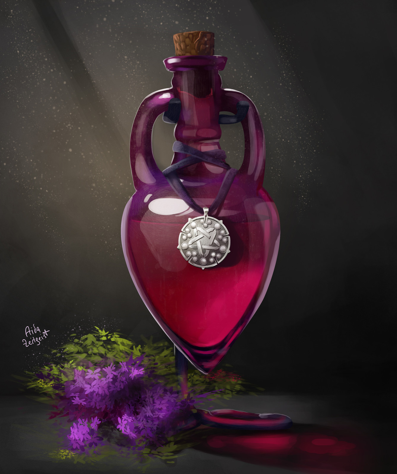 Gift Set Yennefer Perfume The Witcher Dice Yennefer Lilac And