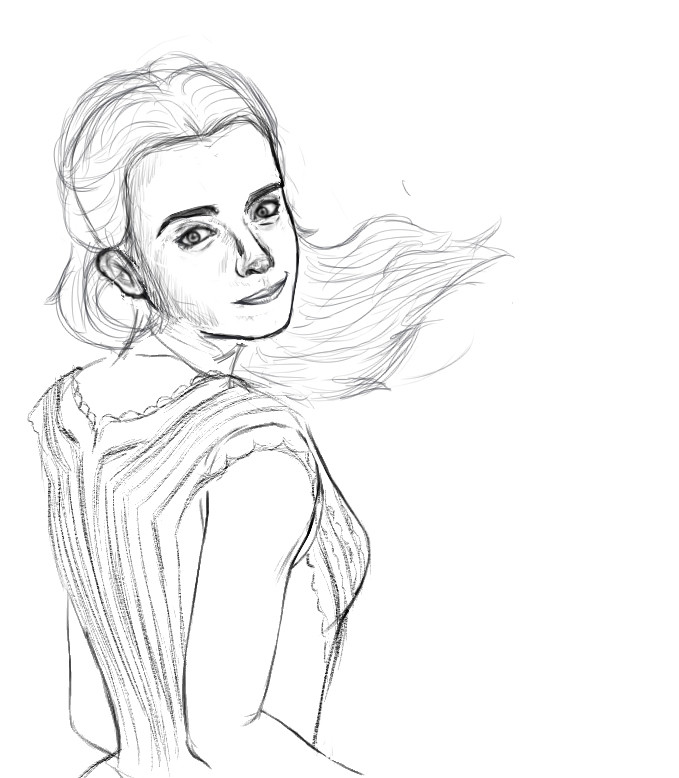 Emma Watson, Drawing by Chrispastel | Artmajeur