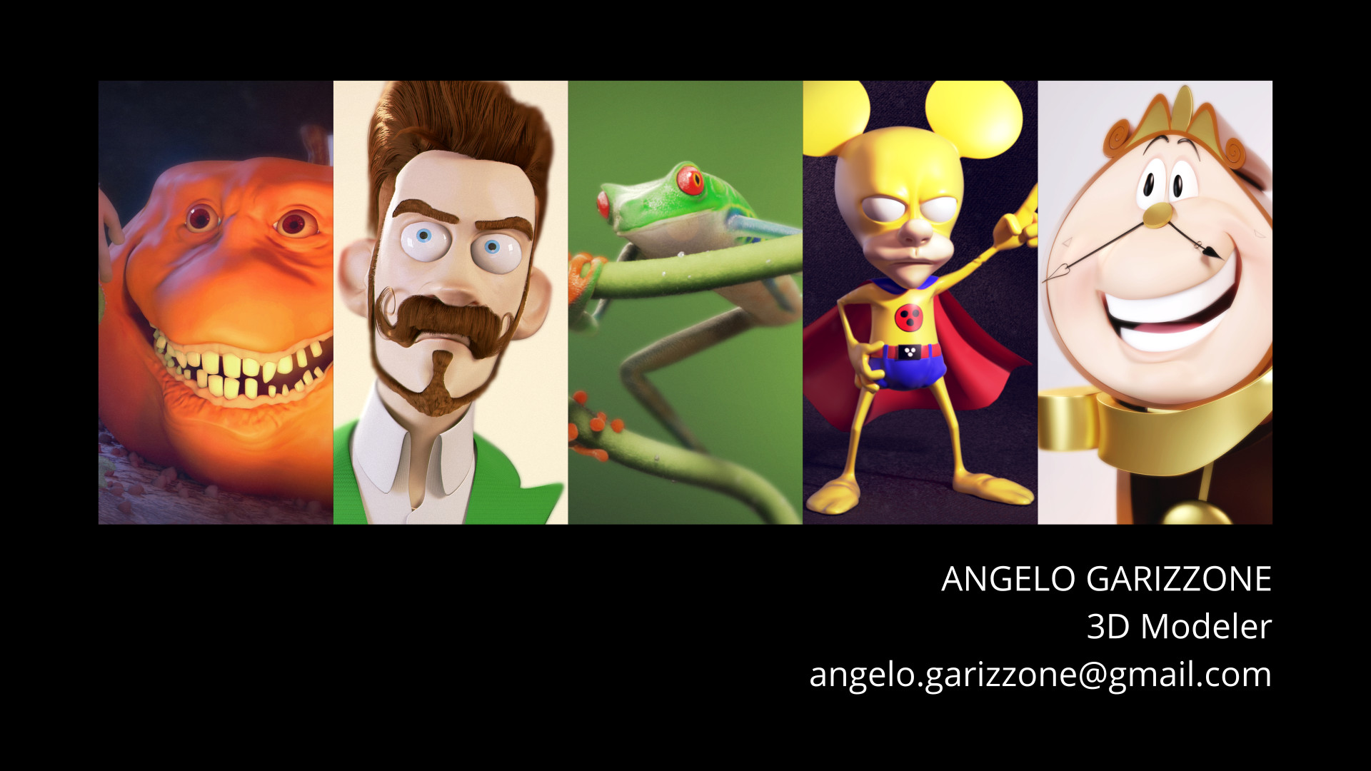 Artstation Angelo Garizzone 3d Character Model Demo Reel 2017