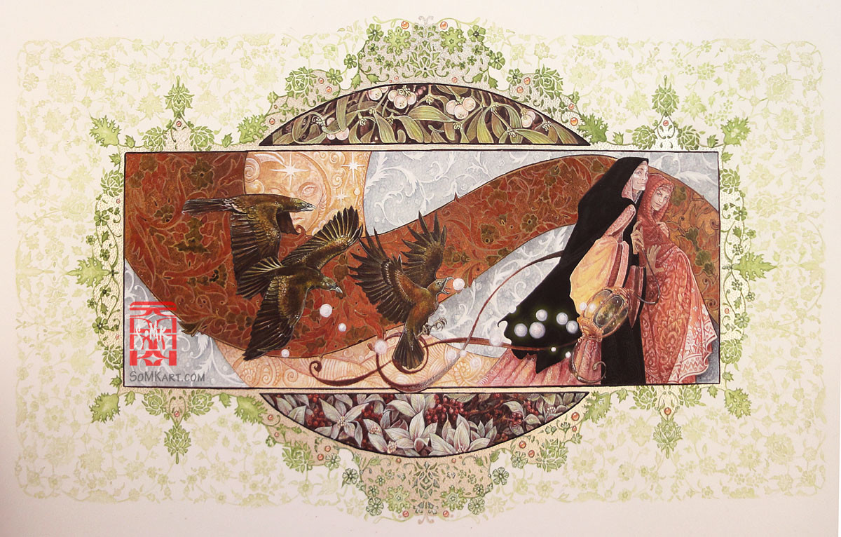 Estones - Tales of Trappist vol.1

20cmx35xm on paper
Watercolours, gouaches, sterling silver and gold leaf.