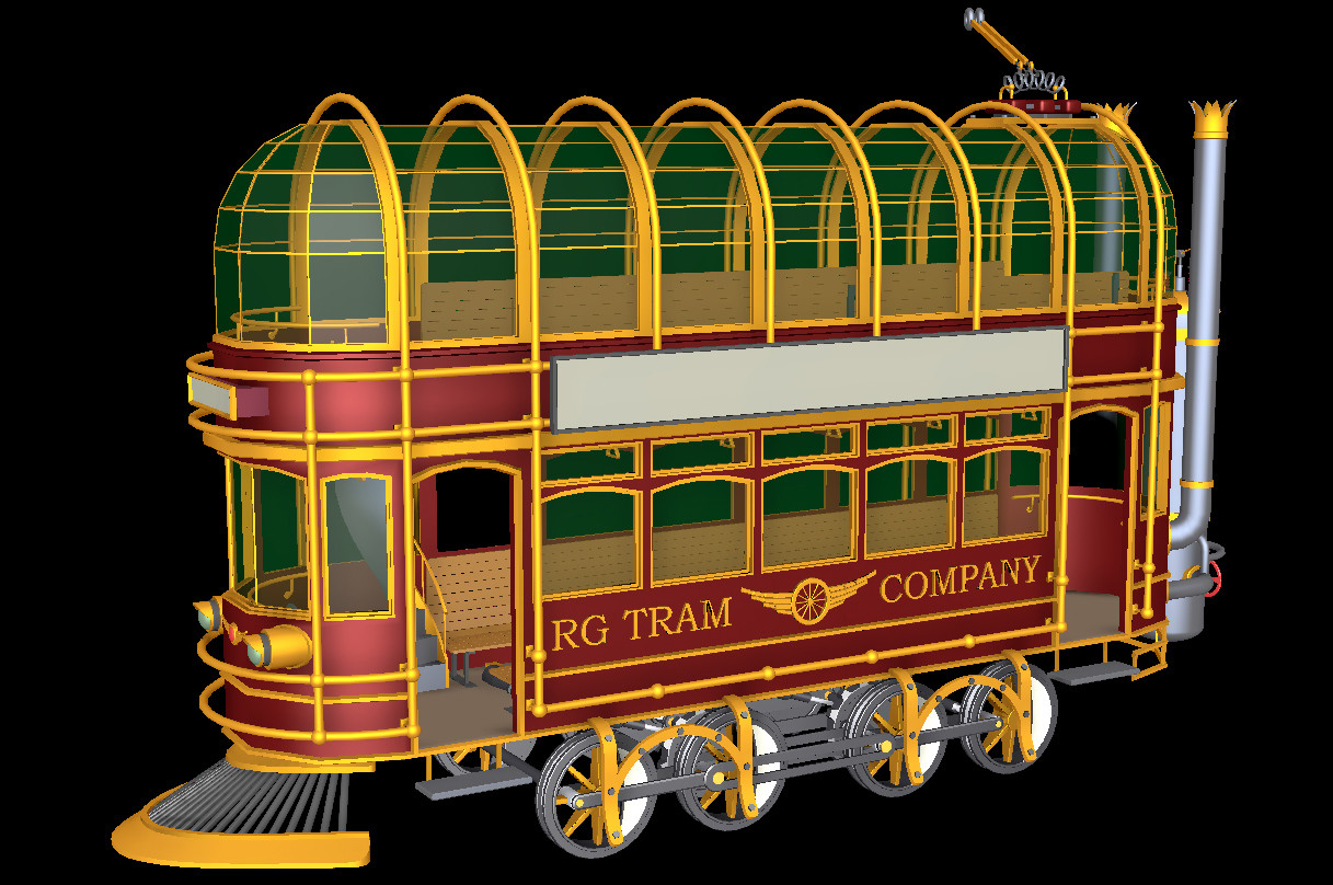 ArtStation - SteamPunk Tram