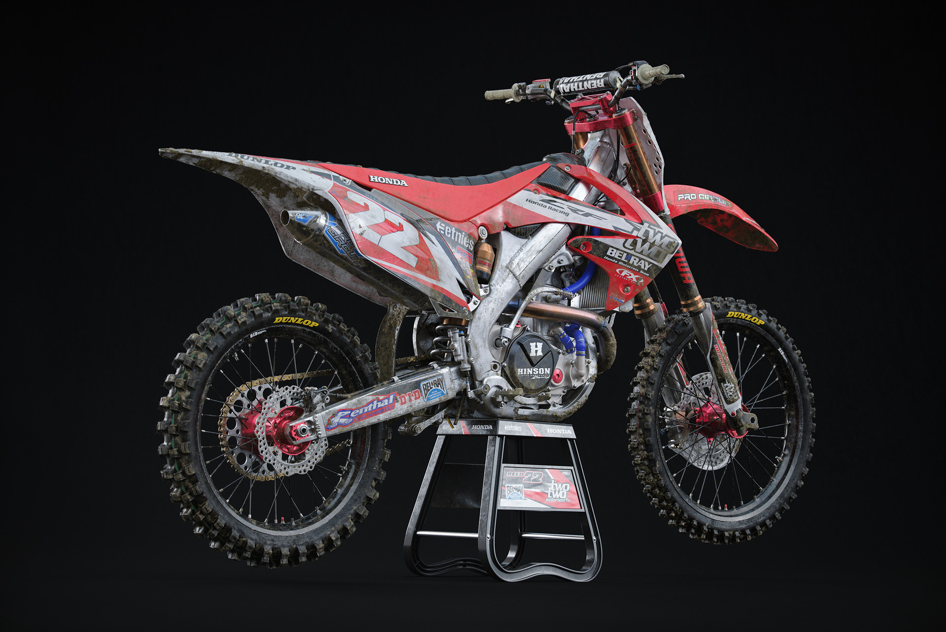 Jonathan Vardstedt Honda CRF450R TwoTwo Motorsports Motocross bike