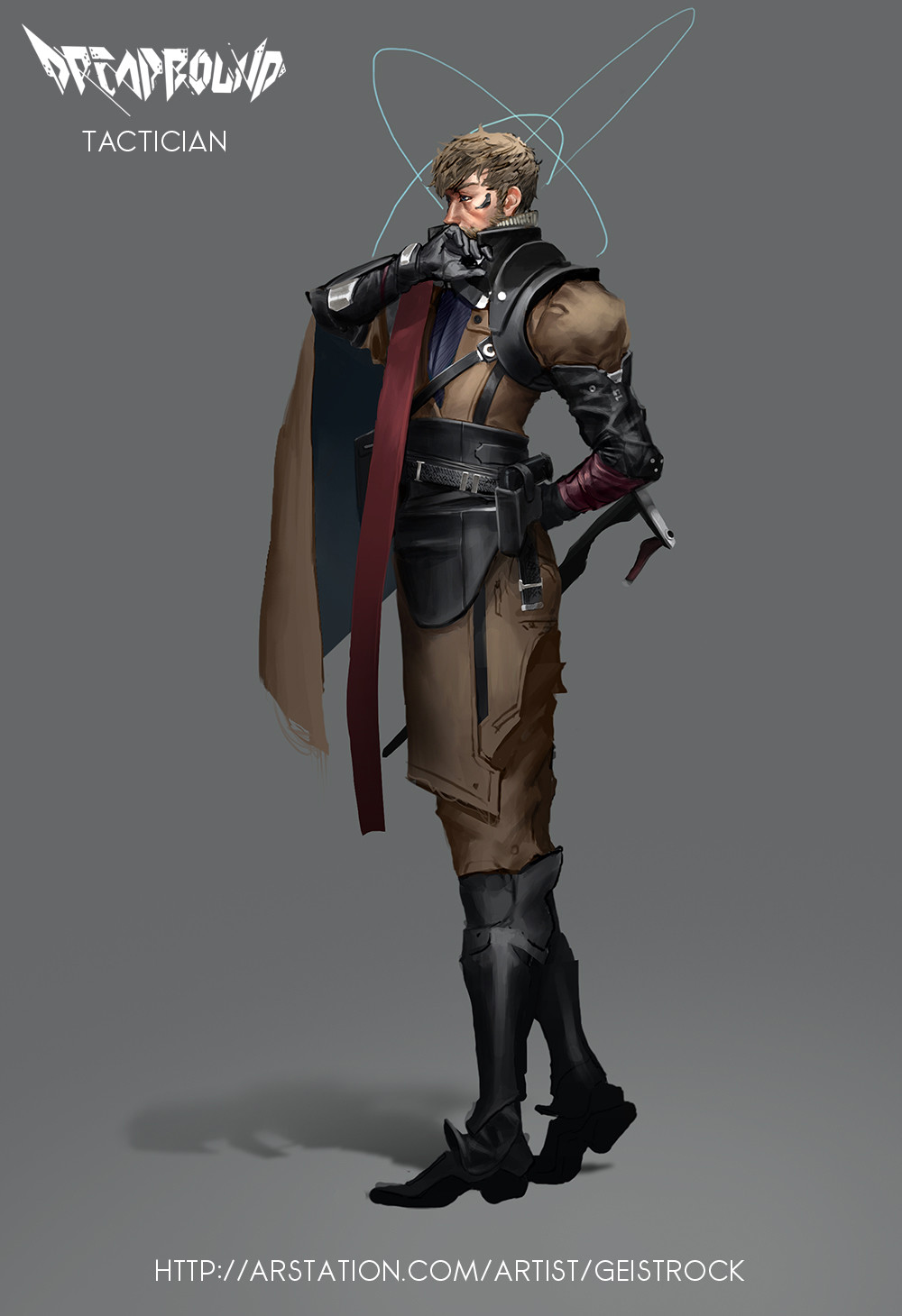 Concept render of Tactician character
