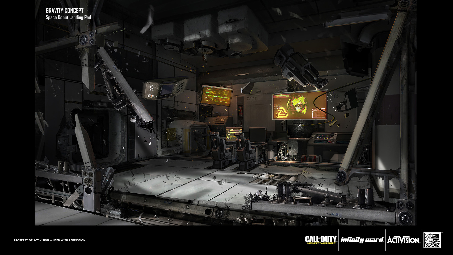 Artstation Space Landing Pad Interior Concept Young Kim