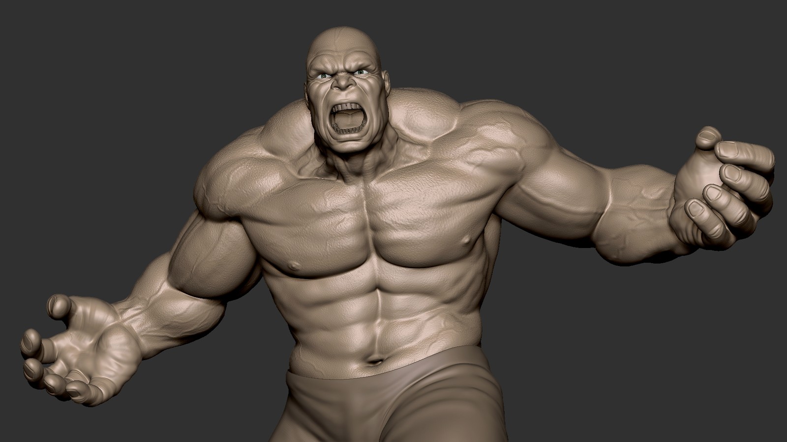 Халк Zbrush