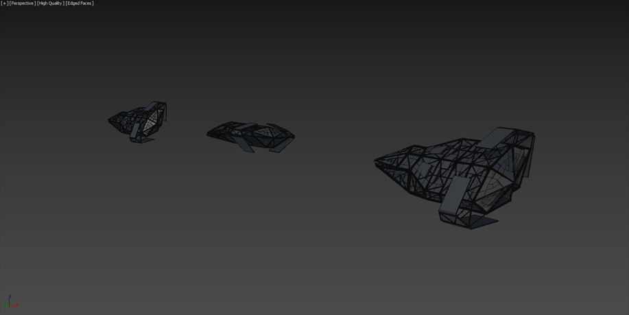Space ships speed modeling.