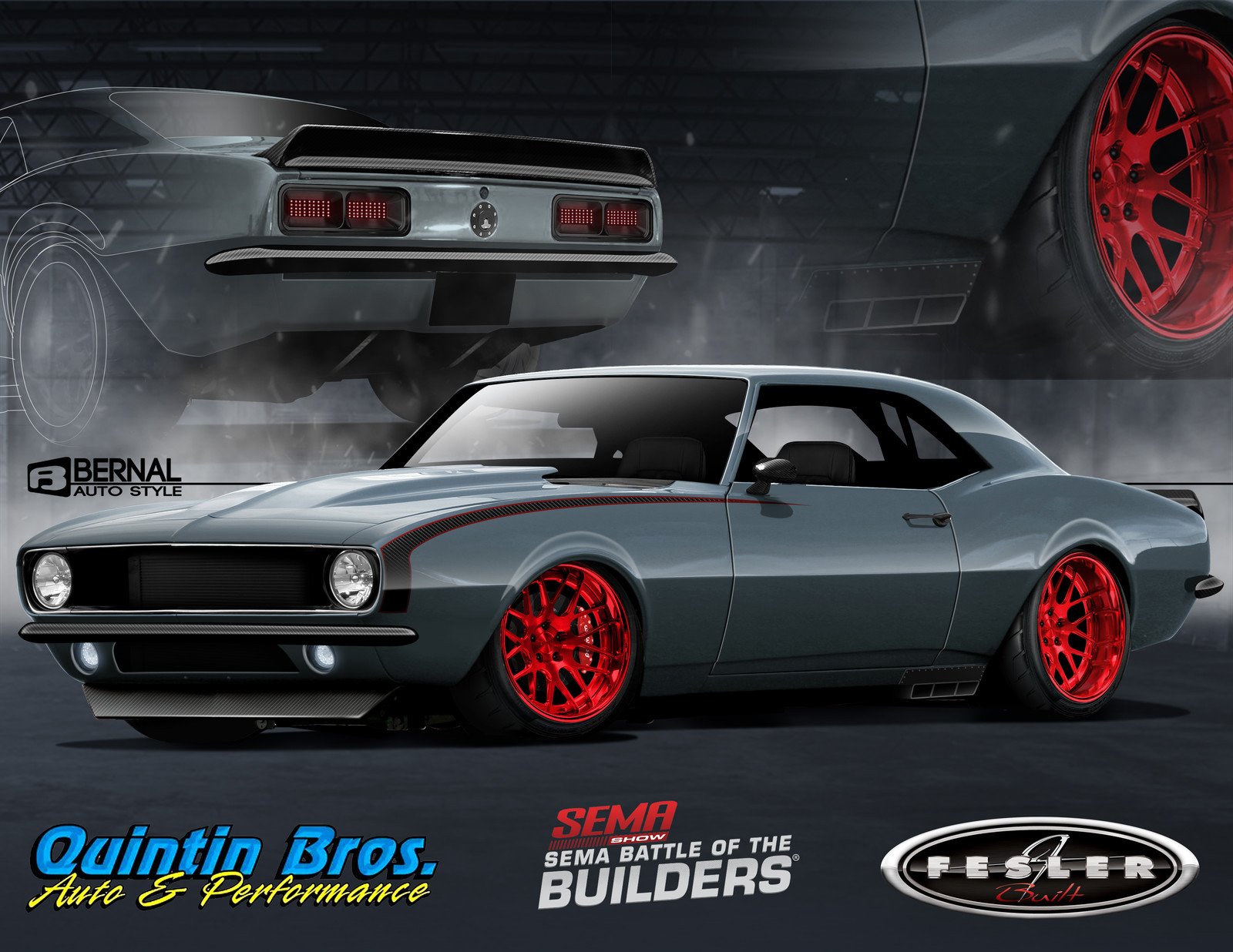 Matt Bernal Quintin Brothers 68 Camaro Pro Touring
