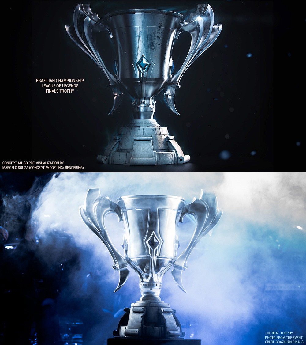 ArtStation - 2018 Leauge of Legends Worlds MVP Trophy